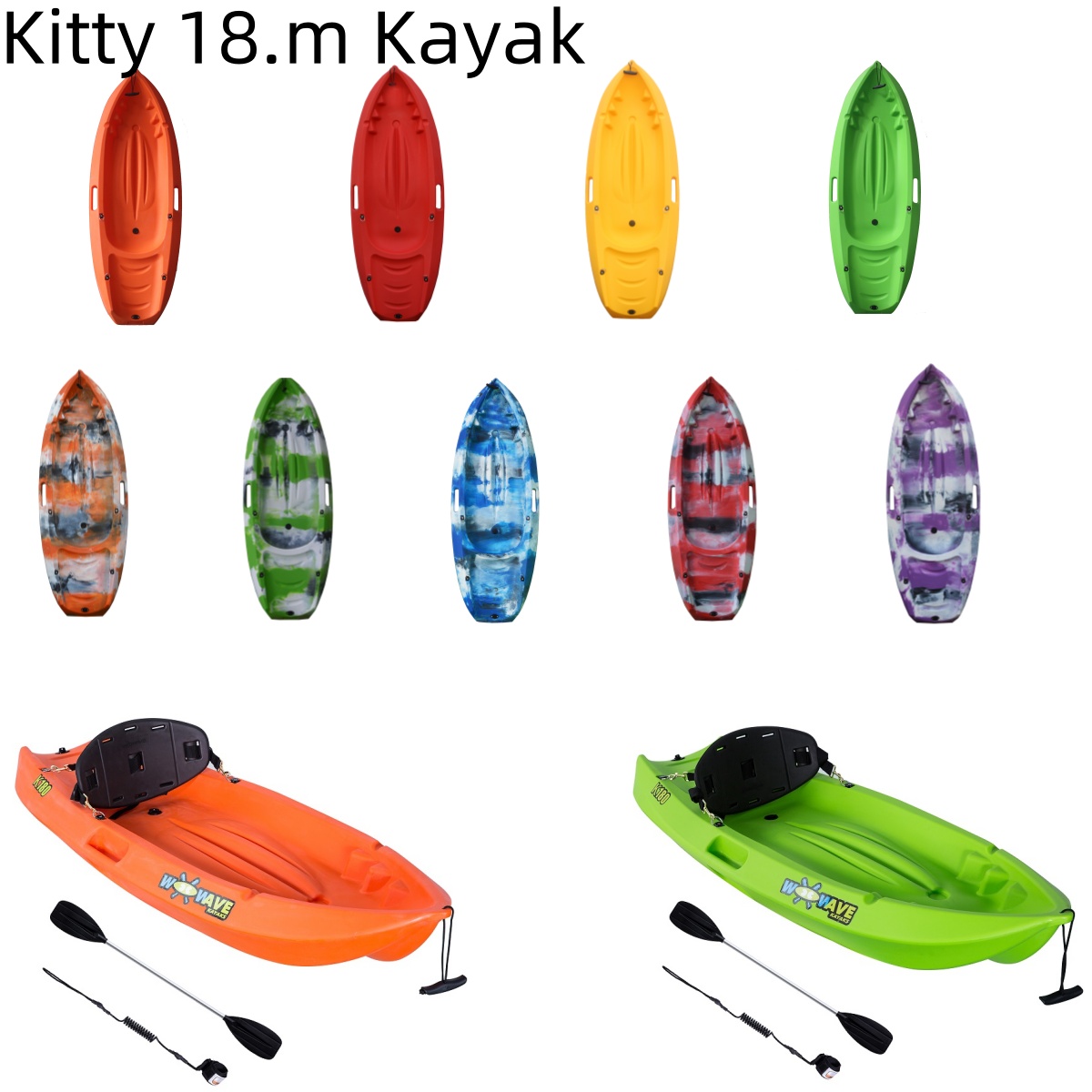 Competition Kids Kayak Canoe/Kayak WOOWAVE Inflatable NO with Standard Features leash