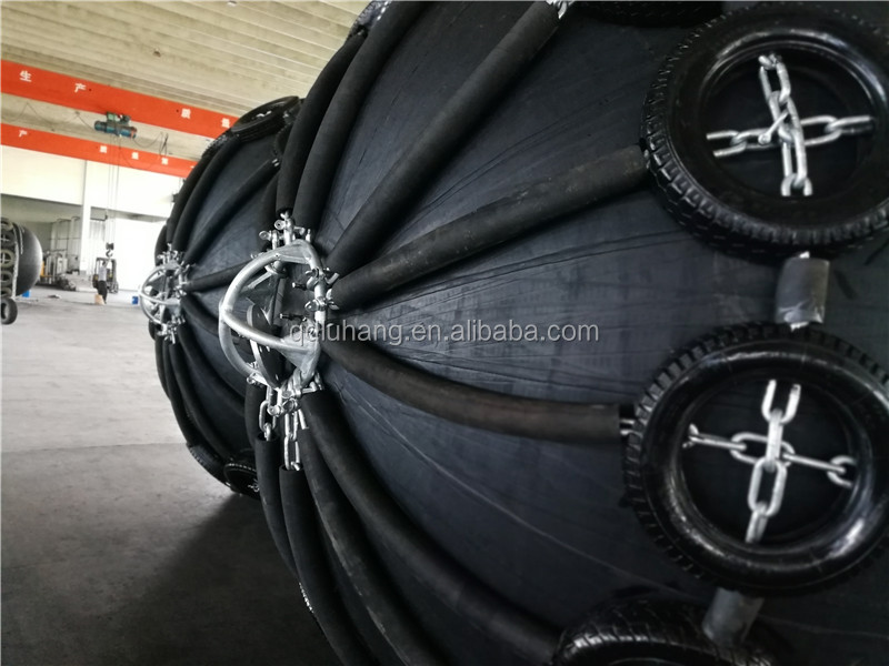 High Performance Pneumatic Rubber Fender For Ship Berthing And Docking 2m X 3.5m