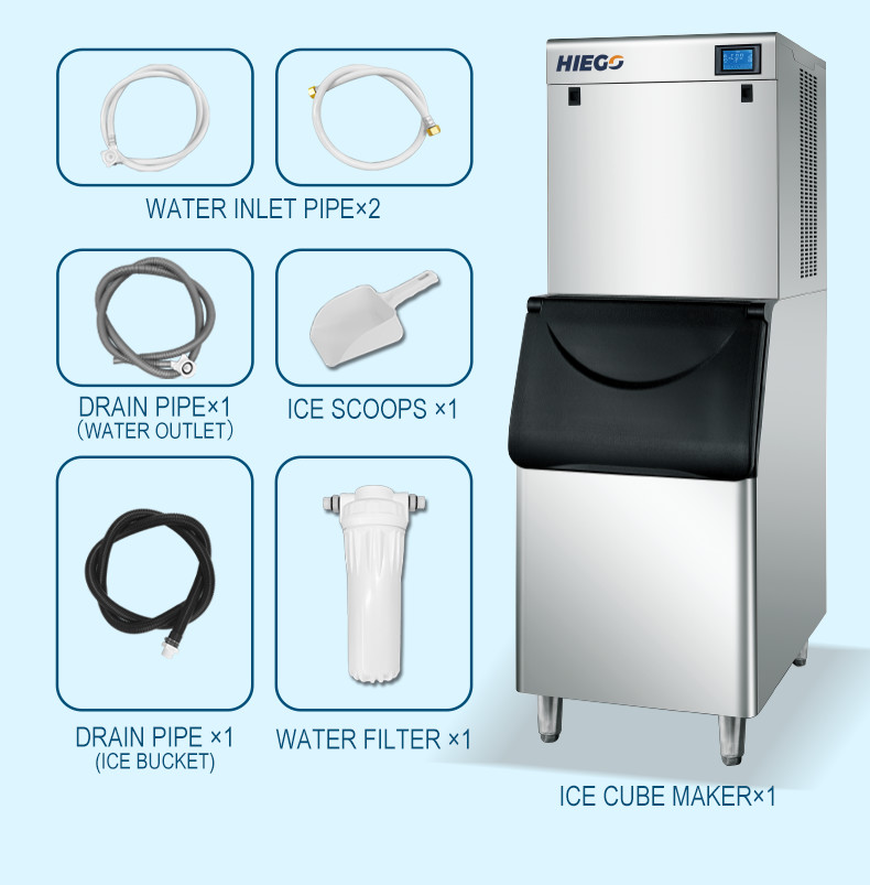 Commercial Crescent Cube Ice Maker 150kg Party Ice Block Machine