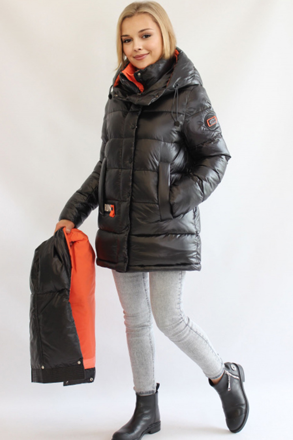 FODARLLOY Long clothes winter bright face loose warm women's cotton padded jacket coat