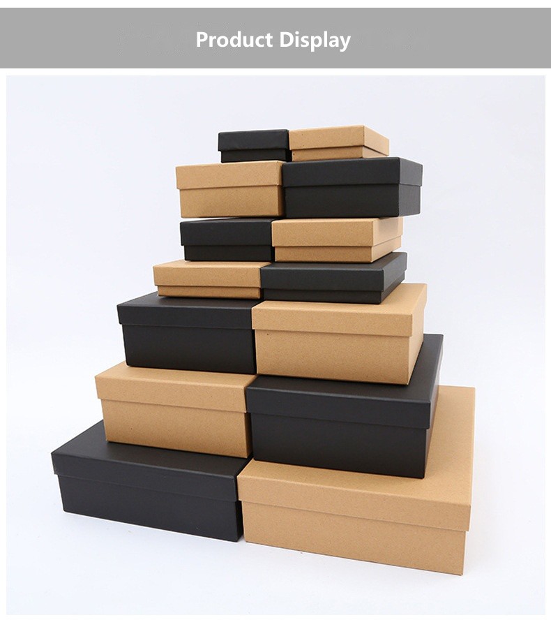 13*7*6cm Kraft Custom Paper Packaging Box For Gift 4c Print