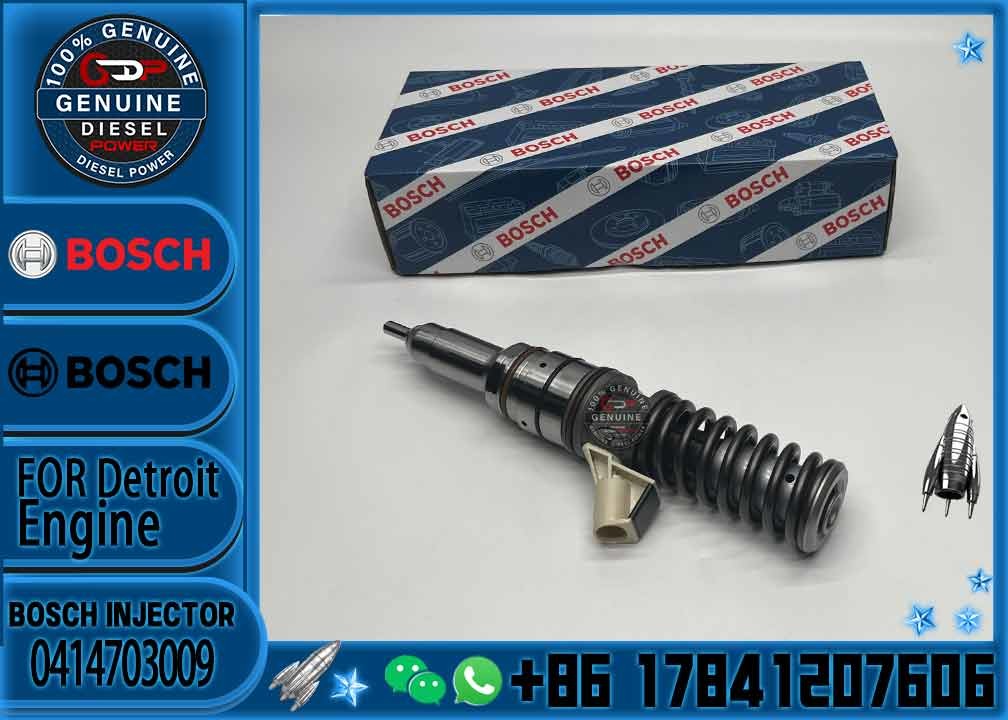 Excavator accessories Diesel Injector 0414703008 0414703009 504082373 504132378 0986441025 For Iveco