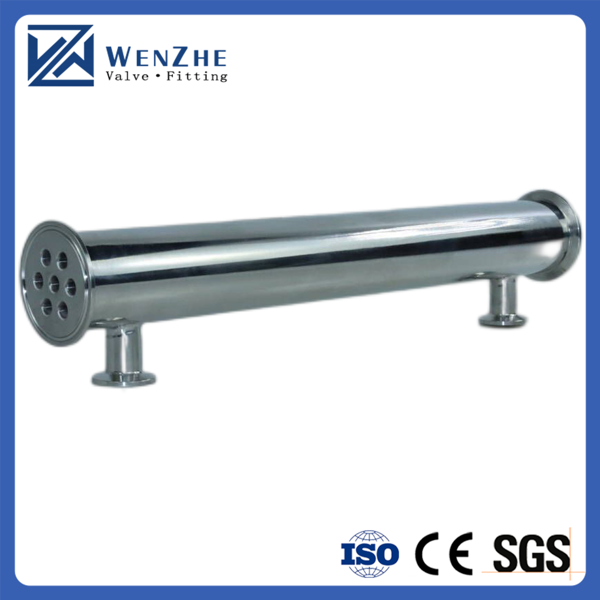 Equal Sanitary 304 316 Stainless Steel Tri Clamp Dephlegmator Condenser for Brewery and Tube