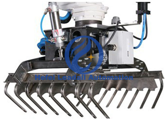 Steel Automatic Bag Palletizer / Robotic Bag Palletizer Convenient Maintenance