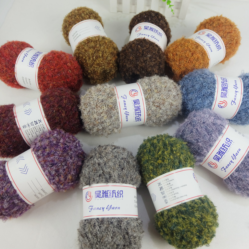 Blended Acrylic Polyester Recycled Yarn For Dyed Knitting Fabric