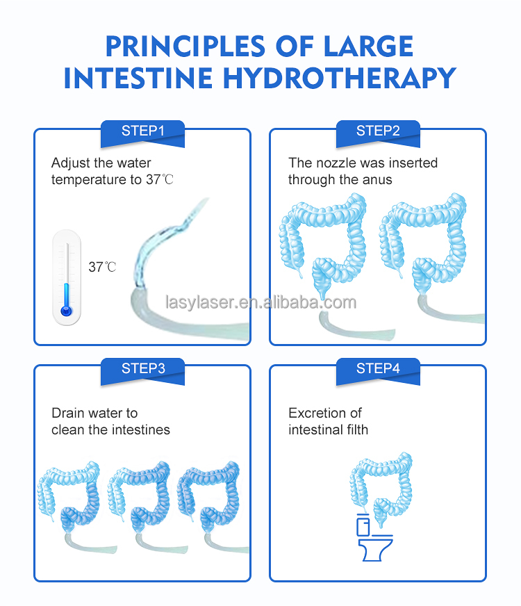 Detox Colon Hydrotherapy Machine Stainless Steel Intestine SPA Therapist Network System