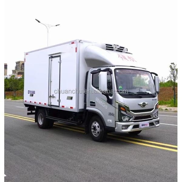 172HP Diesel Engine Refrigerated Box Truck Foton 4X2 Light Cargo Van Box Truck