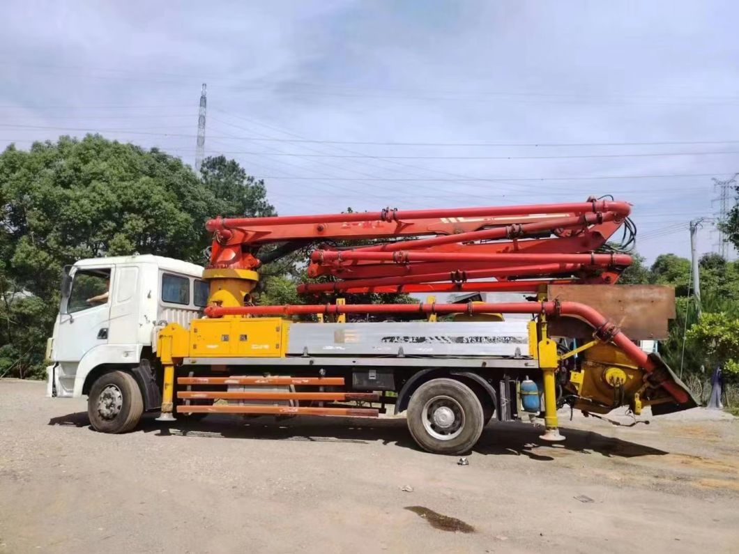 Truck Mounted Pump 25m Concrete Boom Pump Mercedes Benz Used Concrete Pump Truck