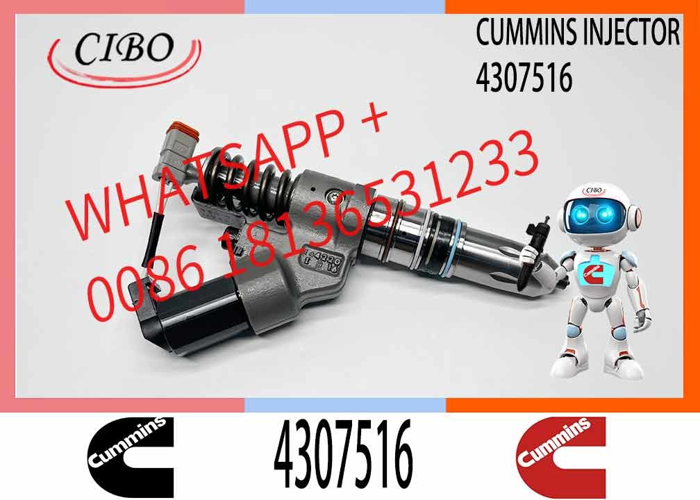 Factory OEM Quality Brand New Diesel Common Rail Fuel Injector Assembly 4307516 3087560 4384360 For C Ummins N14 Engine