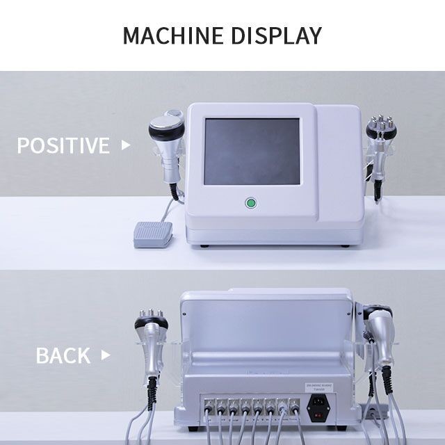 Fat Loss Vacuum RF Cavitation Slimming Machine 450mm*300mm*250mm