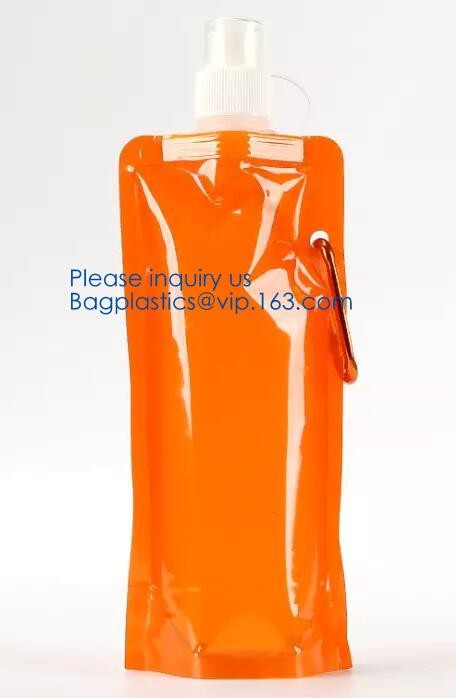 Custom Reusable Juice Food Packaging Plastic Bag Alcohol Drink Wine Spout Pouch Bag,liquid spout pouch/wine drink juice