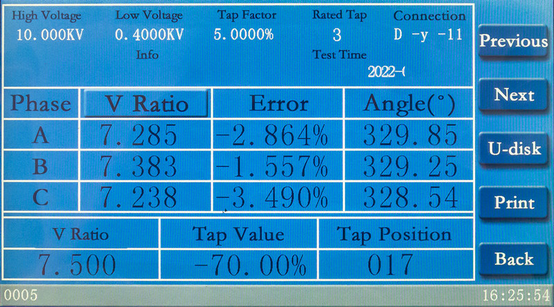 Xzh Test Transformer Turns Ratio Tester TTR Transformer Tester