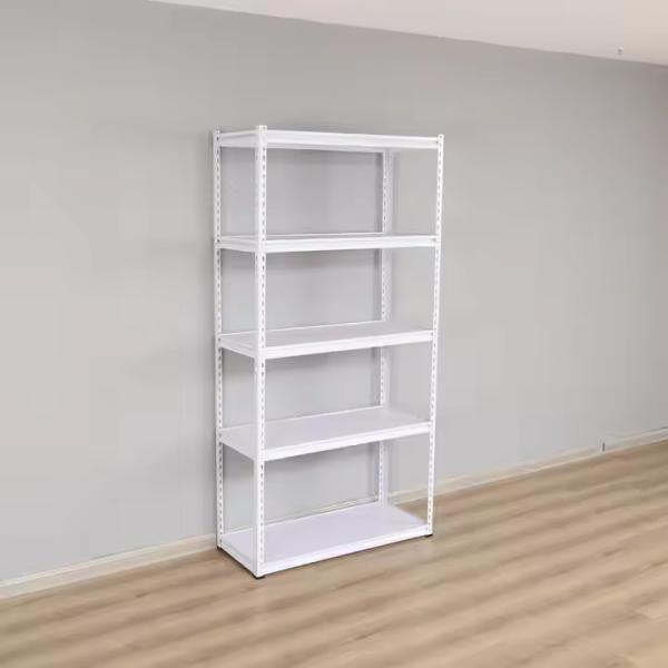 Durable 100kg Capacity 5 Tier Metal Storage Rack Shelf With Adjustable Shelves