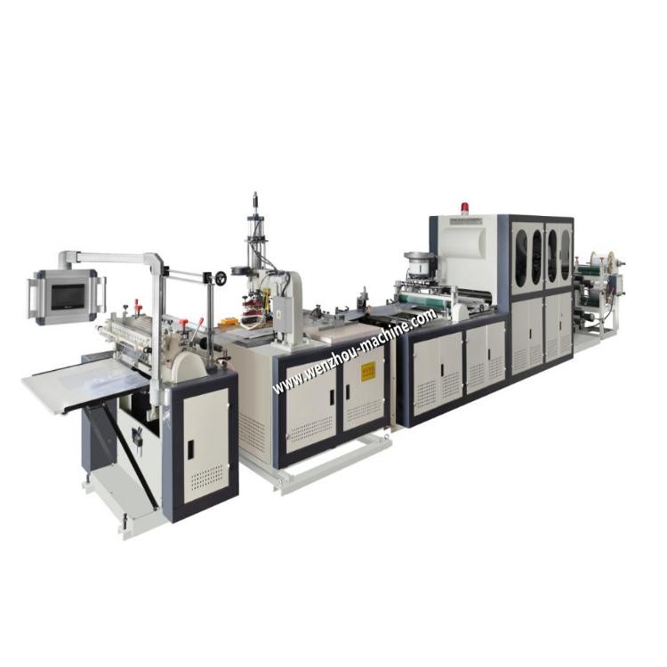 Automatic High Frequency PVC Zipper Bag with Pocket Making Machine