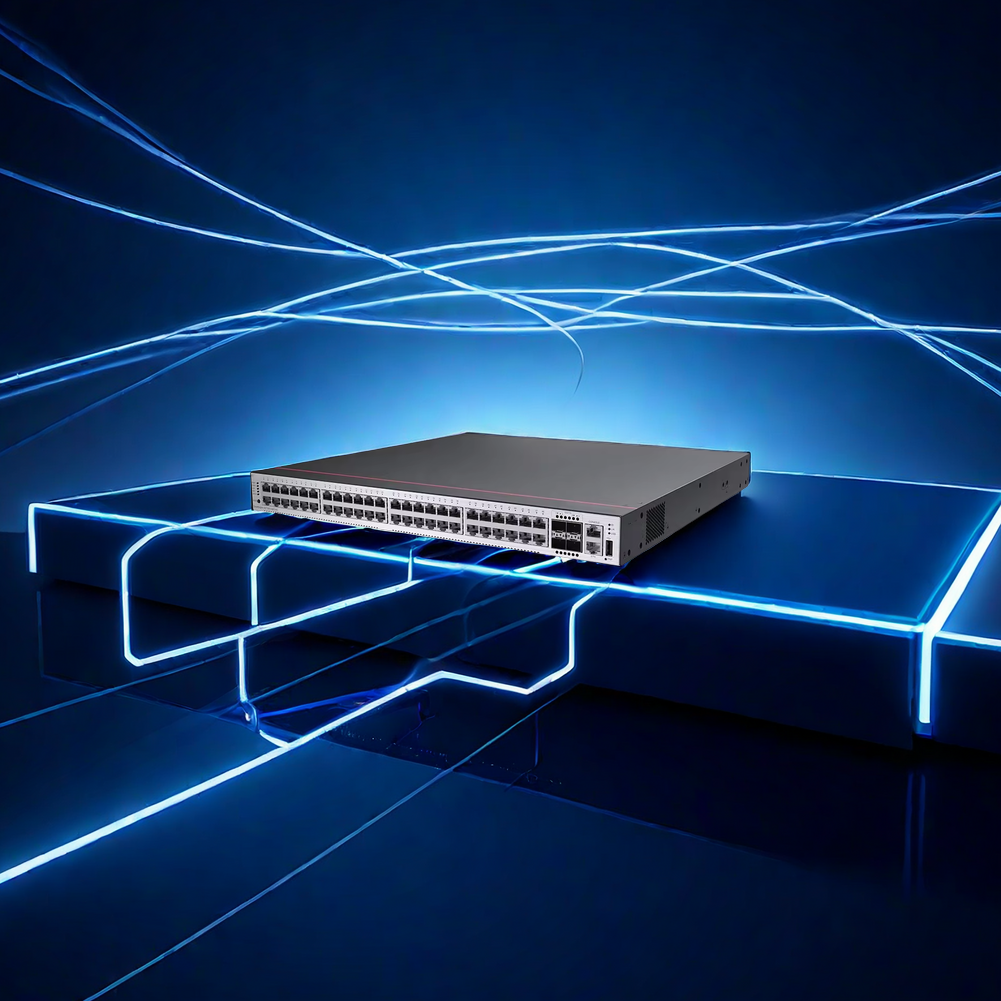 S5732-H48S6Q 44 GE SFP 4 10 GE SFP 6 40 GE QSFP All Optical Switch With One Power Compact Design and Speed Data Transfer