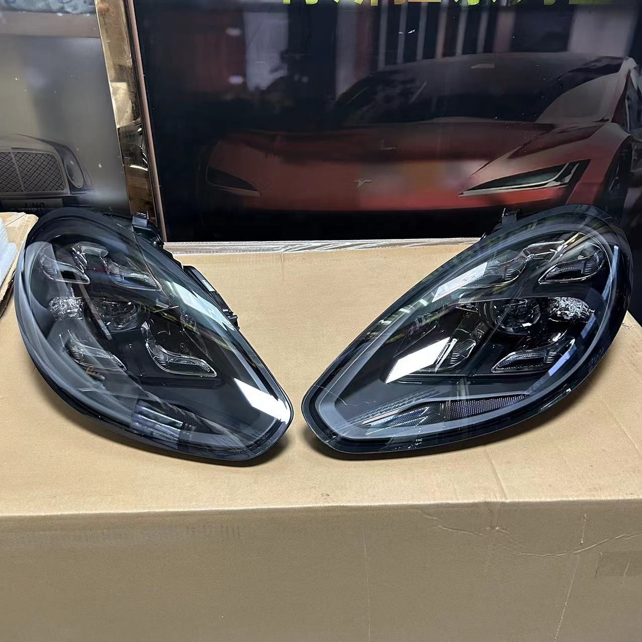 Porsche Paramera 970 To 971 Plastic Bumper Upgrade Kit Led Taillights And Headlights