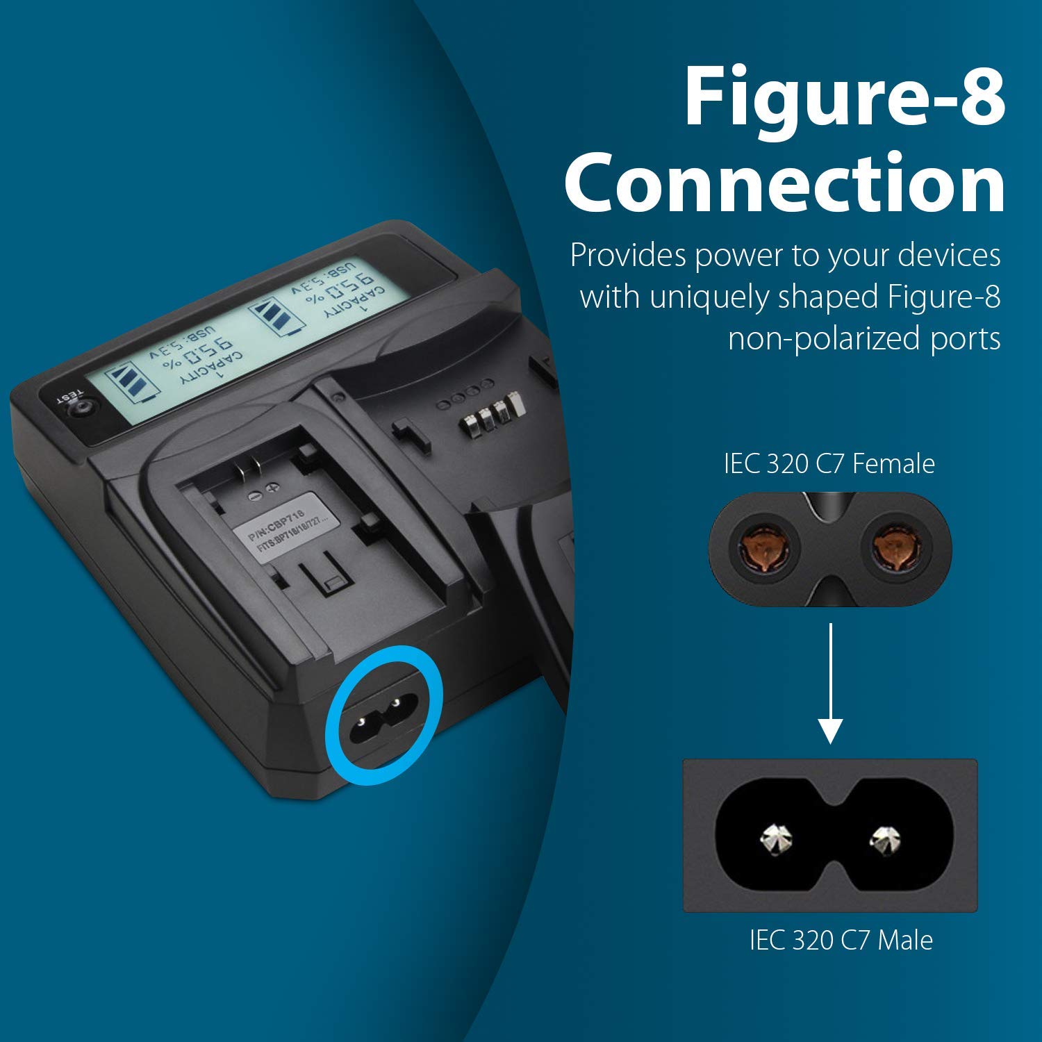 VDE Approved Electric Power Cord For Laptop With EU 2PIN Plug And IEC C7 C8