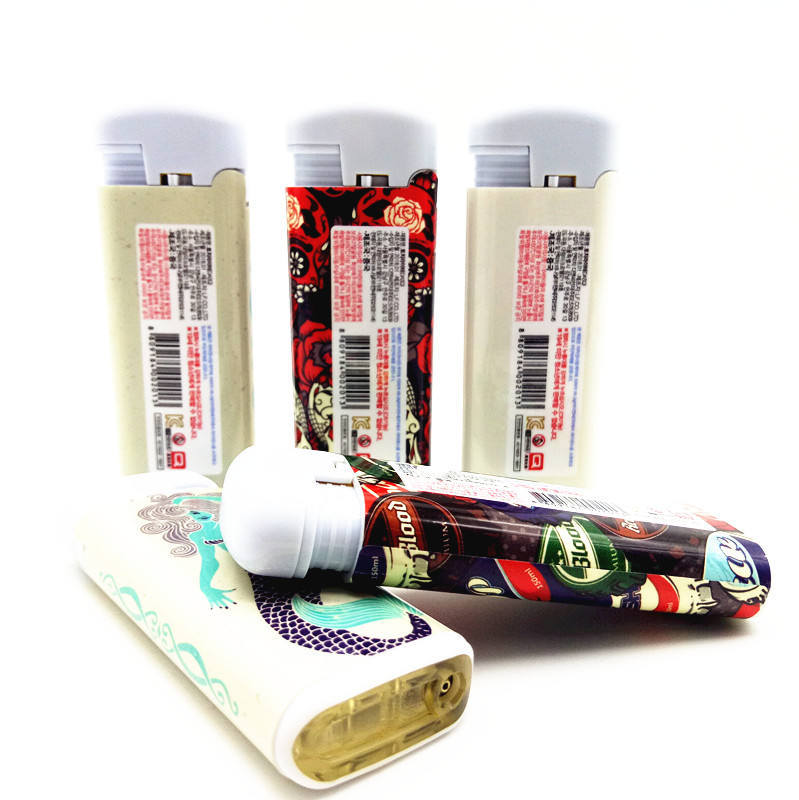 Men&prime; S Smoking Gift with Refillable Disposable Windproof Lighter with Heavy Piezo Encendedores