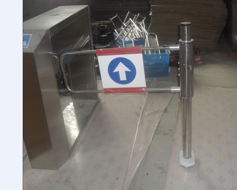 hotsales sales Dual Mechanical Swing Gate Supermarket Swing Gate Access Control Swing Barrier Gate Tunrstile QSJCKQ