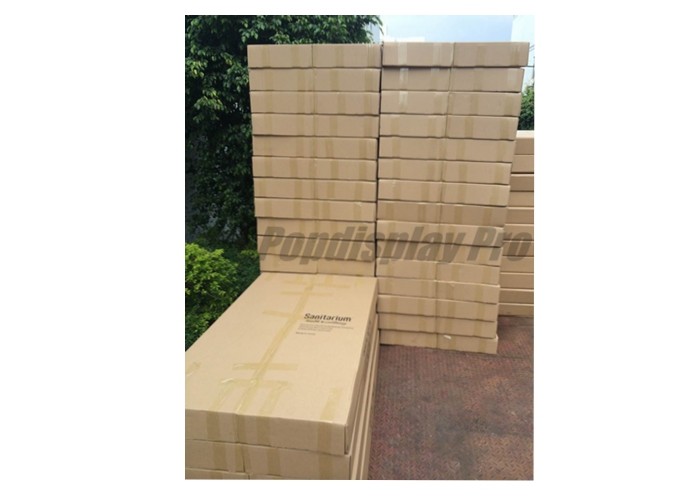 Bouncing Ball Toys Custom Cardboard Floor Displays With 4 Slant Tiers