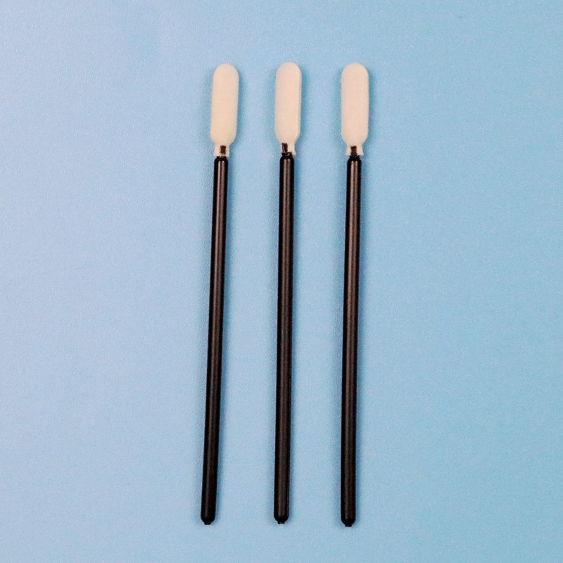 746 Lint Free Open Cell Sponge Stick Car Cleaning Foam Swab With Black Handle