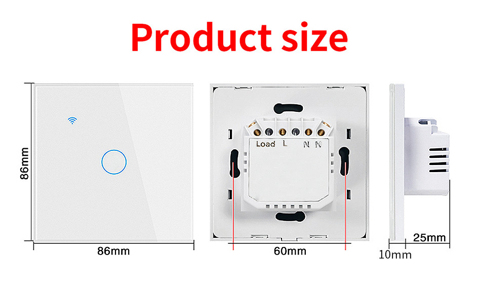 8000W Power Tuya Smart WIFI Switch Remote Wifi Water Heater Switch Voice App Control 40A Need Neutral Wire