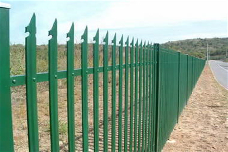 Easy Assembly / Eco Friendly Steel Palisade Fencing Hot Dipped Galvanized Powder Painted Powder Coated