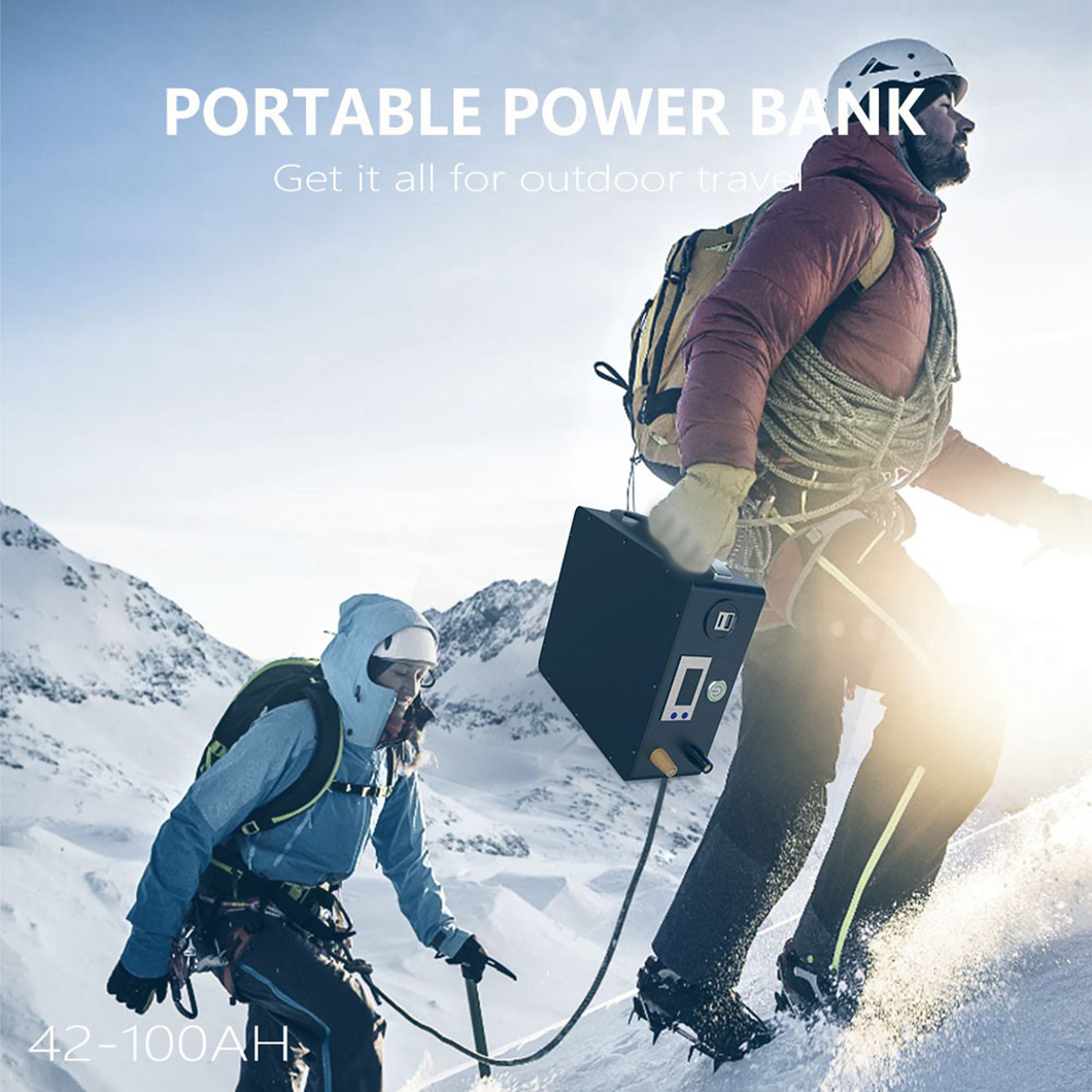 60Ah Lifepo4 Lithium Battery Wireless Solar Portable Ac Power Generator Station for Outdoor Camping
