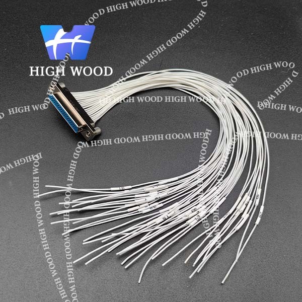 J30J SERIES MICRO-D Connectors,J30J-37TJL L=200 ,J30J SERIES TWISTED PIN MICRO RECTANGULAR ELECTRICAL CONNECTOR