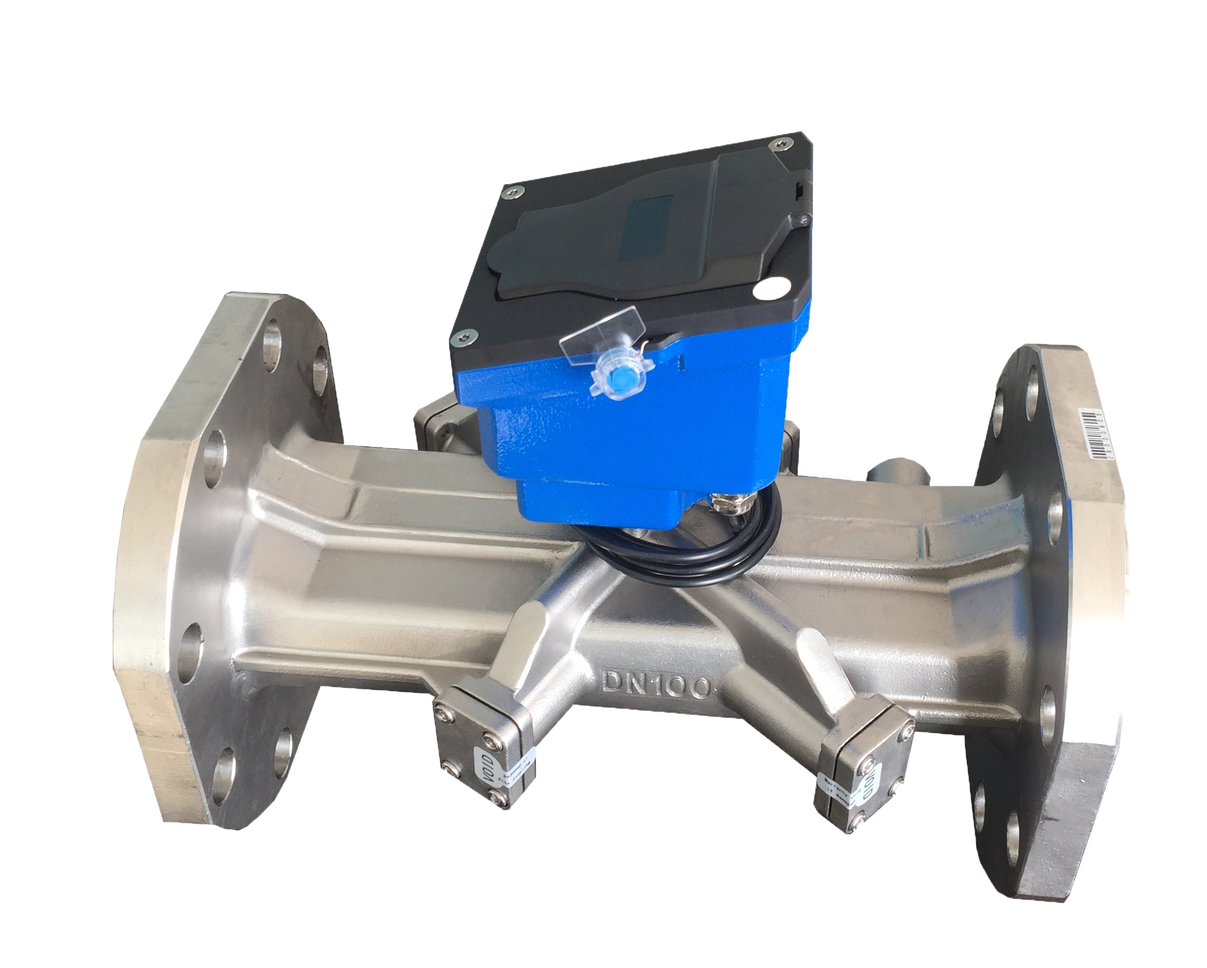 Buy cheap Lora DN300 External Inline Ultrasonic Flow Meter Wireless Communication product
