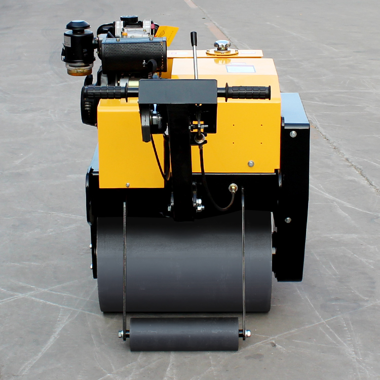 2.5L Fuel Tank Capacity Single Wheel Roller for Walk Behind Vibratory Compaction