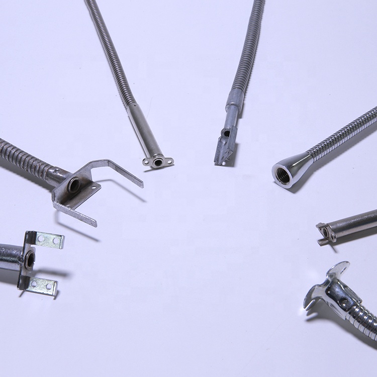 Custom Metal Gooseneck Tube Plating USB Light Bendable Steel Tubing 10mm