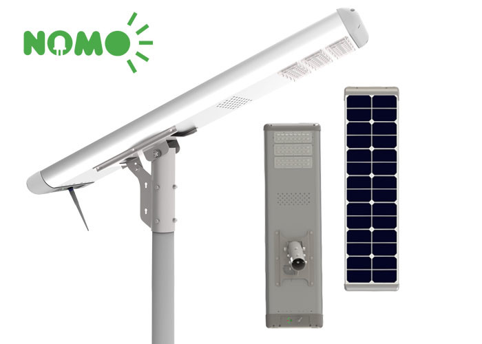 40 W Integrated Solar Street Light , Renewable Solar Powered Outdoor Lights