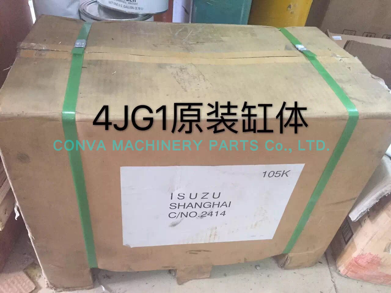 8-97352744-2 Cast Iron Engine Block , Car Engine Block Isuzu 4jg1 Engine Parts