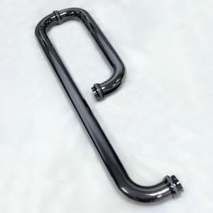 Buy cheap Black plated towel rail shower door handle (BA-SH007) product