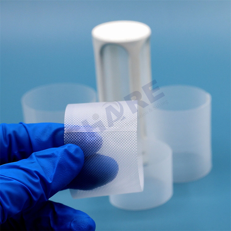 Custom PP Filter Mesh Cylinder Tubes Vertical Oblique Seam Ultrasonic Welding No Burrs No Material Build Up