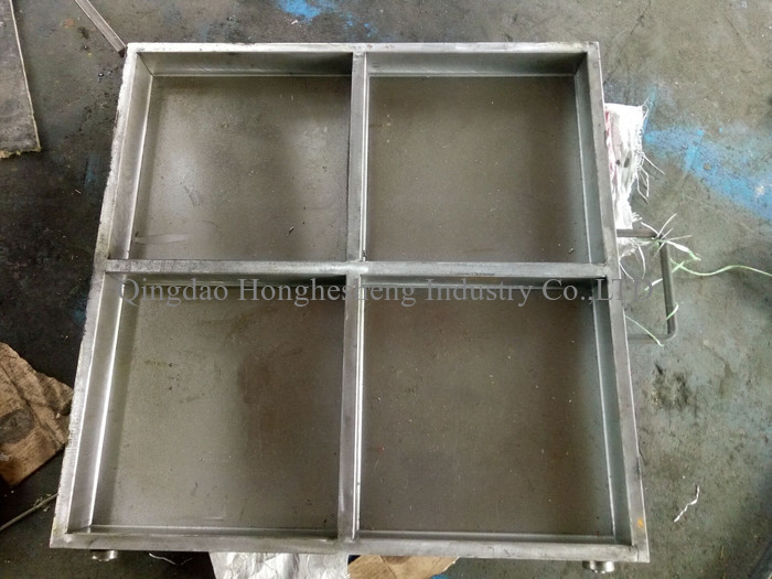 50 Ton 550*550 Paver Tile Making Machine Four Flooring Tile Rubber Mold Vulcanizer