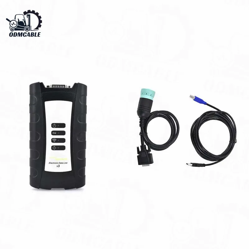 for EDL Scanner Interface For JohnDeer EDL V3 Agricultural Tractor Heavy Vehicle Diagnostic Kit Tool JD Service+CF54