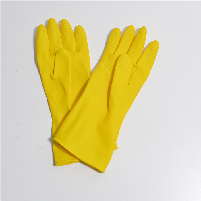 L Waterproof Kitchen 80g Rubber Cleaning Gloves