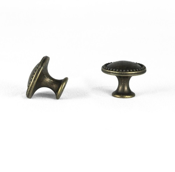 25mm Vintage Zinc Alloy Round Bronze Cabinet Knobs