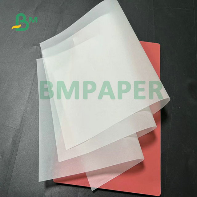 24 x 36inch 50gram 55gram Translucent  Inkjet Printing White Tracing Paper Vellum Paper  For Gift Package 