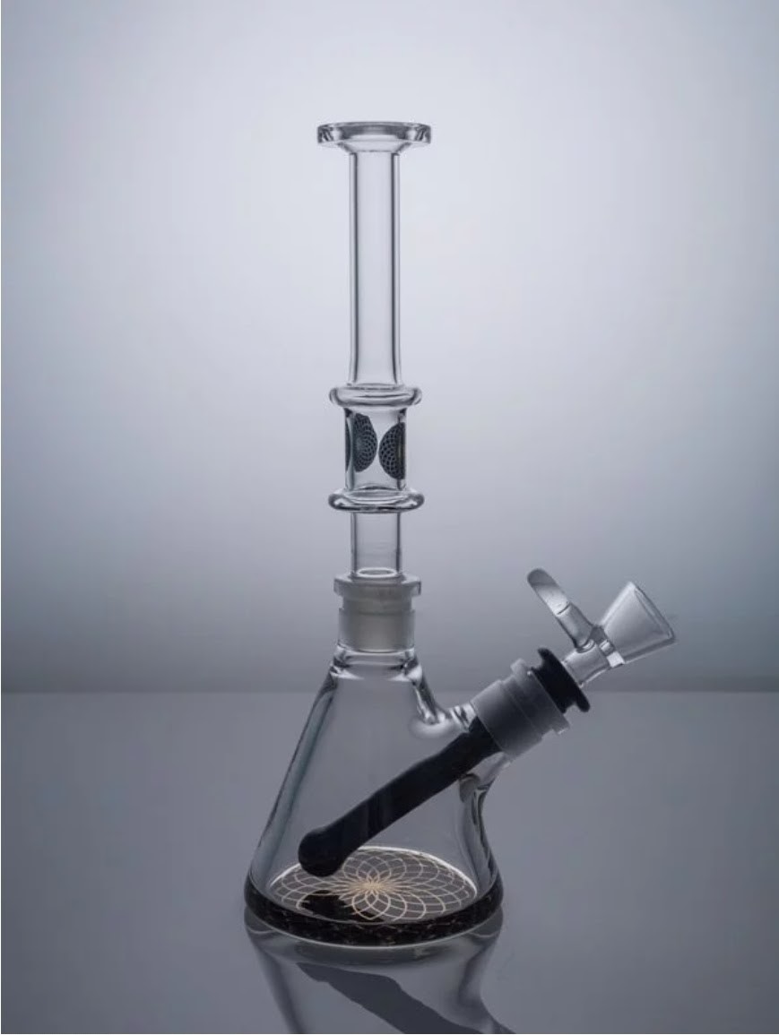 Glass 7" Hookah Water Pipe Color Hanging Bell Quartz Banger Hanger