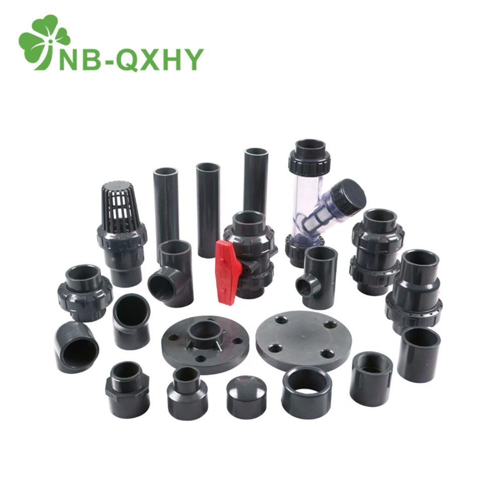 Pn16 Grey UPVC Pipe Fittings PVC Male Threaded Coupling Adapter