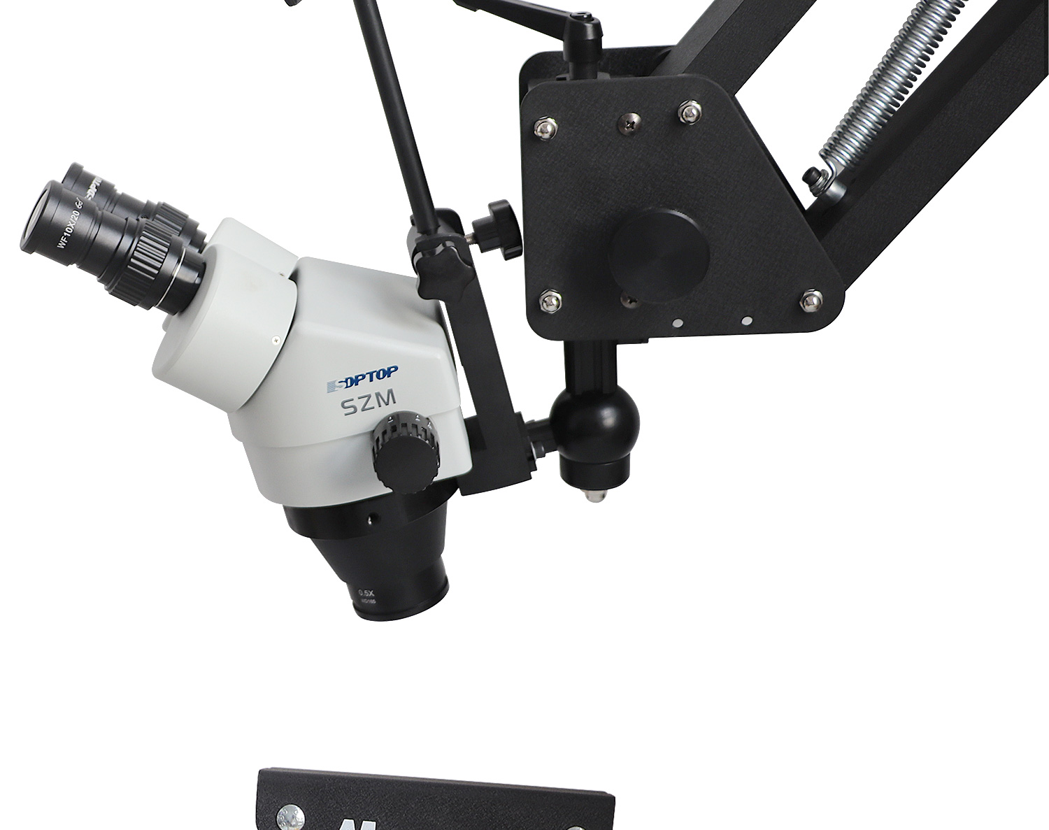Universal Spring Bracket Jewelers Bench Microscope Super Clear