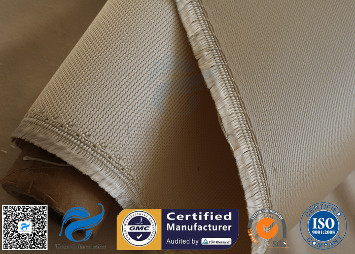 800℃ Silica Fabric Brown 35OZ 91.44CM High Strength Heat Resistant Fire Blanket