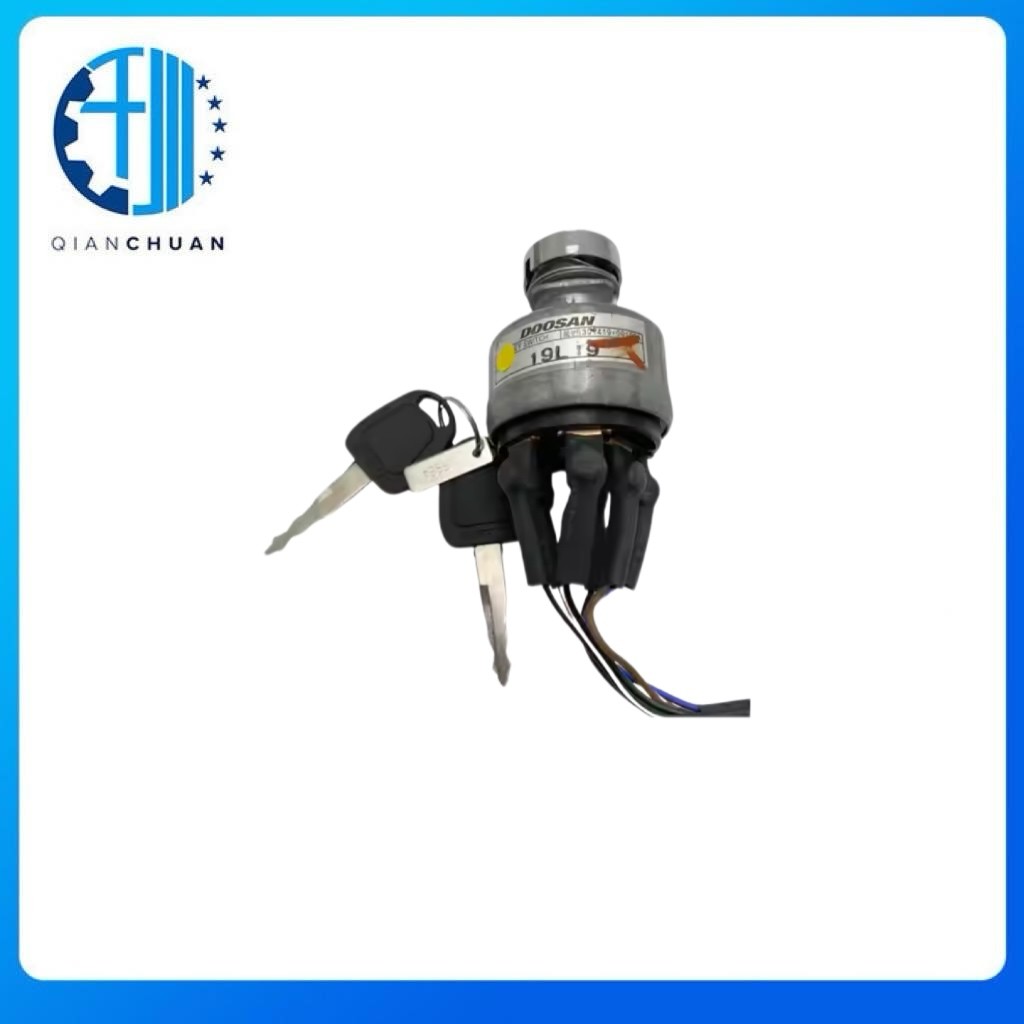 Ignition Switch 301419-00109A 30141900109A for Doosan DH220-5 Excavator Engine Spare Parts