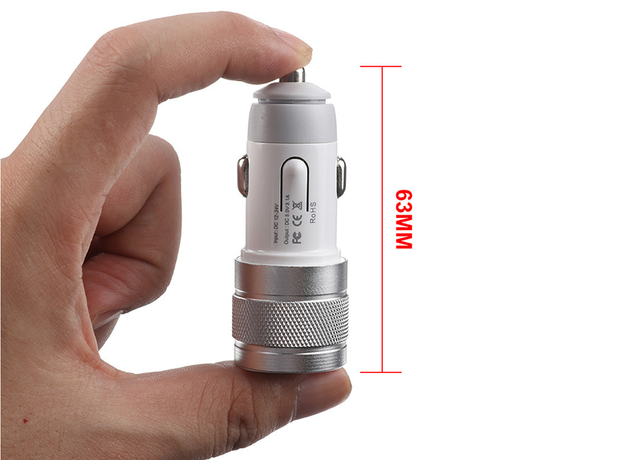 5V Fast 3.1A USB Car Phone Charger Dual USB Port Smartphone Easy Operation