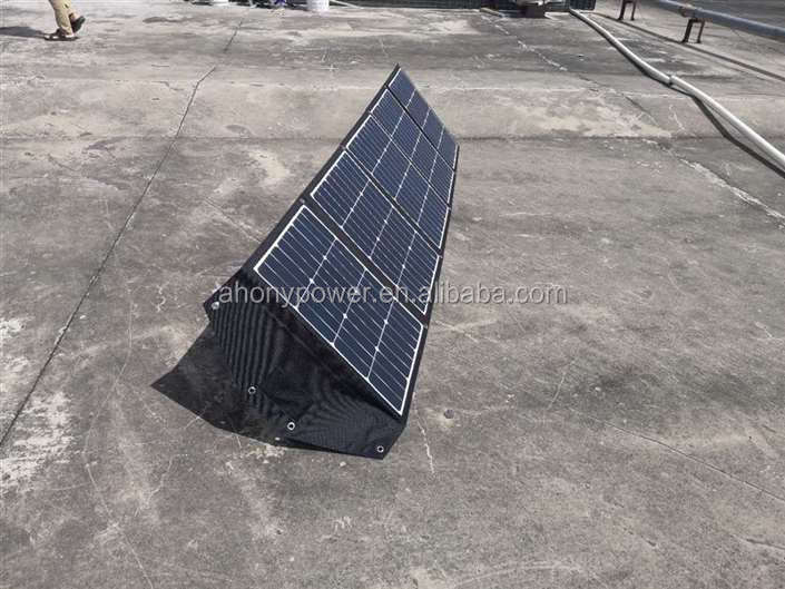 Marine 120w Folding Solar Panel Kit Blanket Type Charger For Solar Generator Power Bank