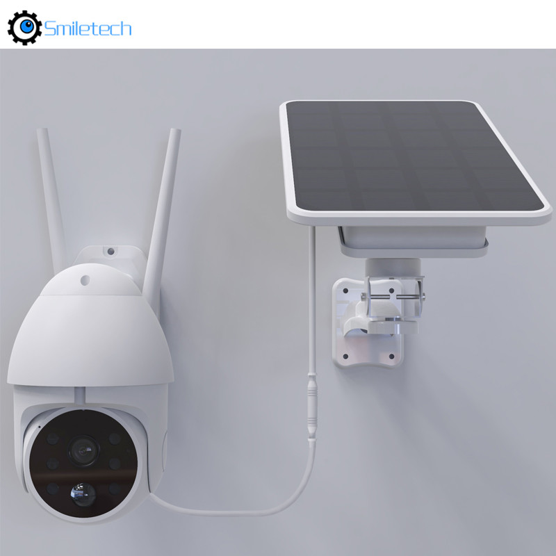 TUYA 2MP Outdoor two way audio Solar 1080P speed dome Camera Remote Control Wireless solar surveillance system