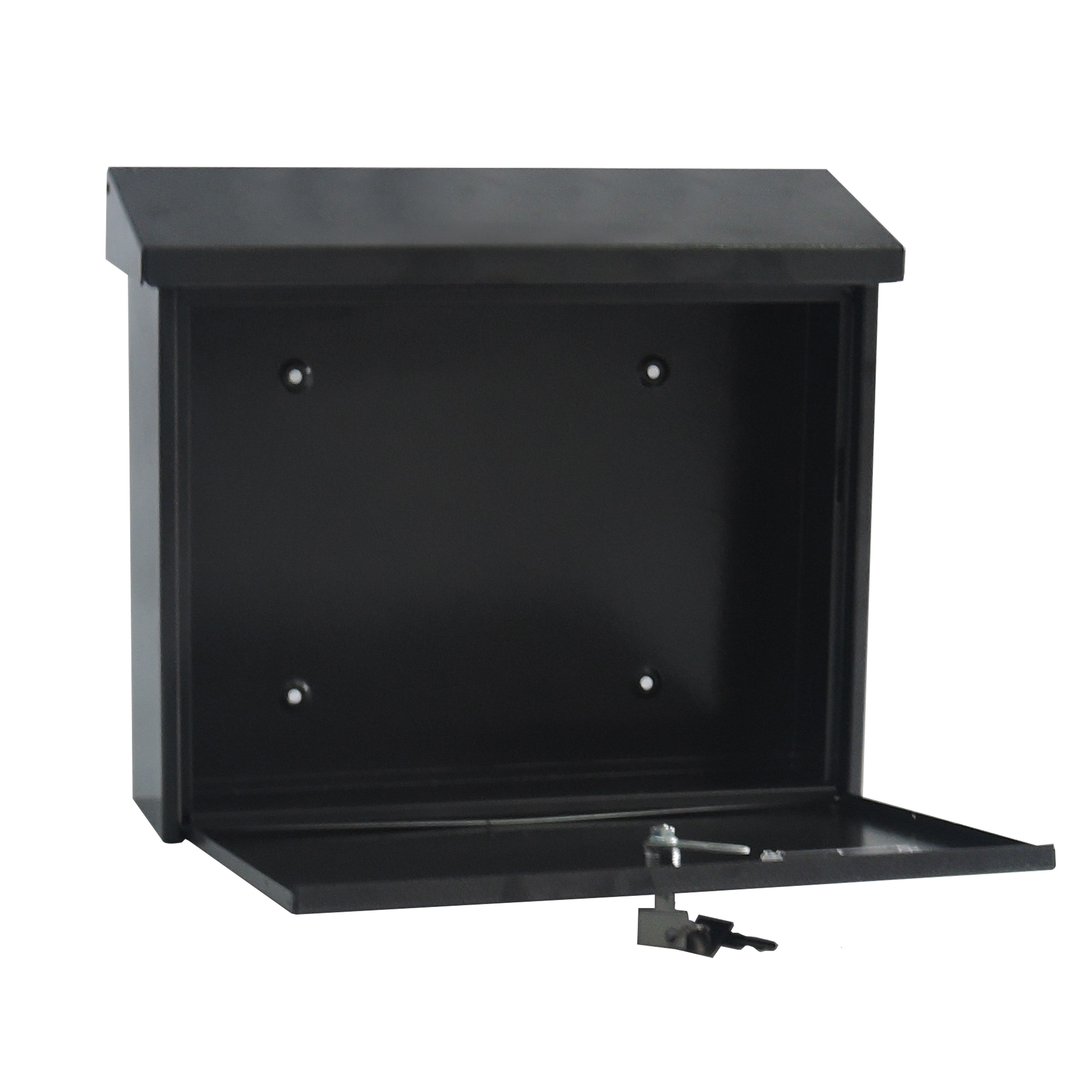 Outdoor Residential Steel Mailbox Wall Mounted Waterproof Garden Letterbox